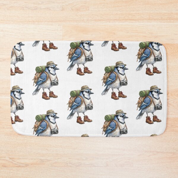 Item preview,  Hiking Blue Jay Bird designed and sold by Roy & Tiffany.