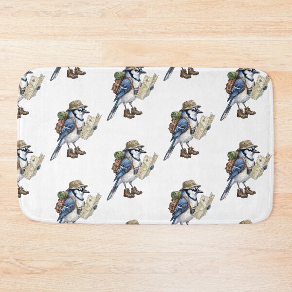 Item preview,  Hiking Blue Jay Bird designed and sold by Roy & Tiffany.