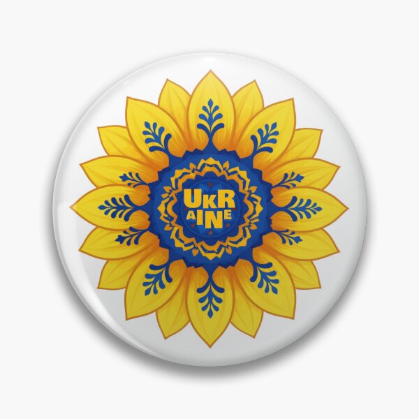 Item preview, Stand with Ukraine Sunflower blue yellow flag  designed and sold by Artycom.