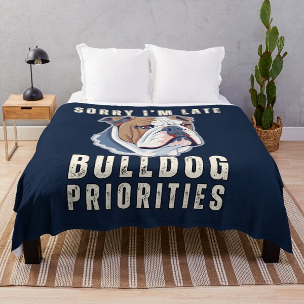 Item preview, Funny Bulldog Lover Shirt – Sorry I’m Late Bulldog Priorities Dog Owner Gift designed and sold by Negisandeep studio.