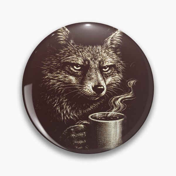 Item preview, Raccoon Coffee Vintage Engraving Dark Aesthetic Animal Illustration Sticker T-Shirt designed and sold by HOUSE OF TIST.