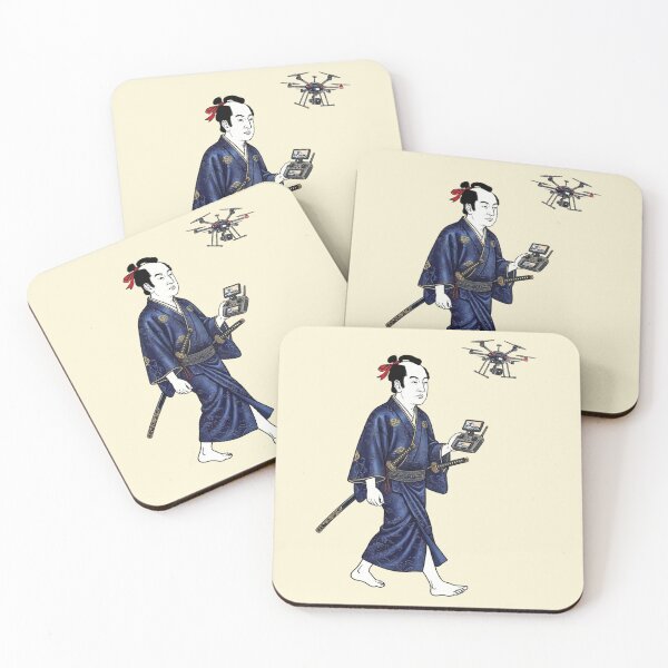 Item preview, Samurai Drone Operator Vintage Japanese Art designed and sold by FLIP-original.
