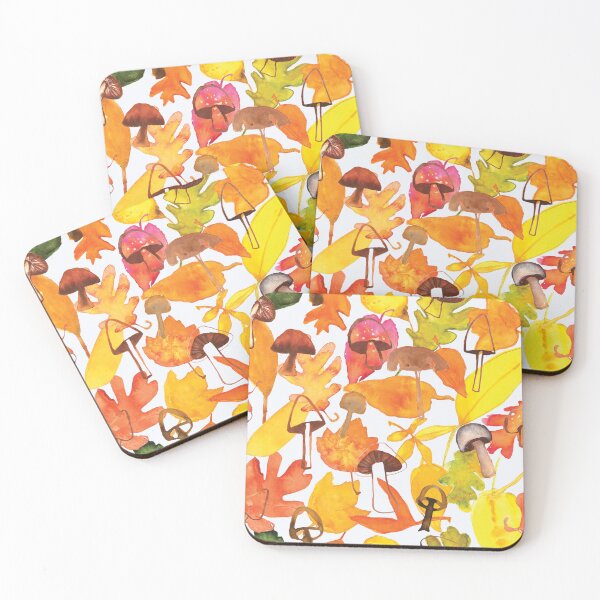 Item preview, Vibrant Buttons and Leaves designed and sold by brennasophia.