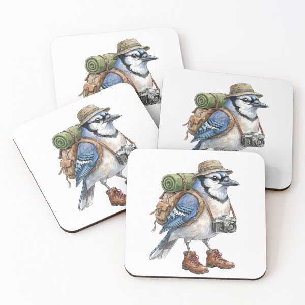 Item preview, backpacking Blue Jay designed and sold by Roy & Tiffany.