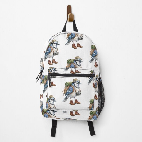 Item preview, backpacking Blue Jay designed and sold by Roy & Tiffany.