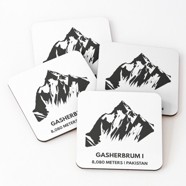 Item preview, Gasherbrum I Summit - Hidden Peak Minimalist Silhouette designed and sold by Path&Peak.