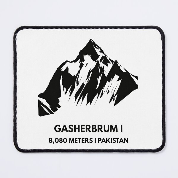 Item preview, Gasherbrum I Summit - Hidden Peak Minimalist Silhouette designed and sold by Path&Peak.