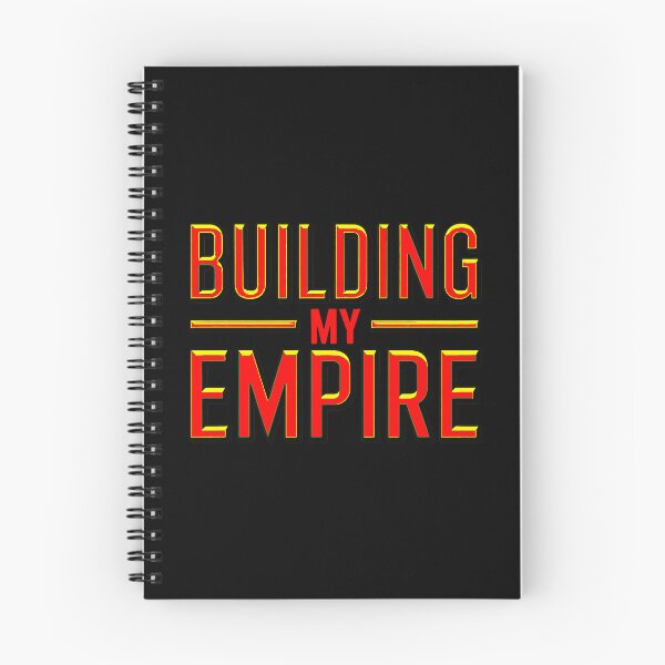 Item preview, Building My Empire Bold Hustle Queen Mindset Quote designed and sold by Amanda's Factory.