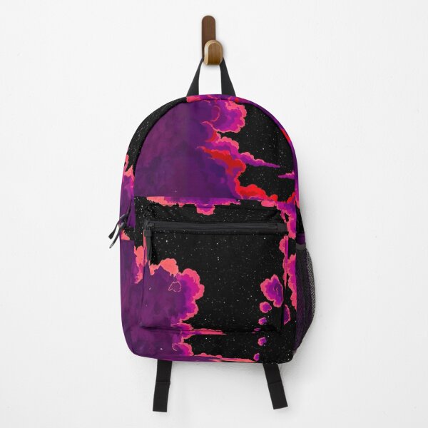 Item preview, Neon Pink Clouds in Starry Night Sky veya Cosmic Dreamscape Vaporwave Clouds designed and sold by Siriusvibes.