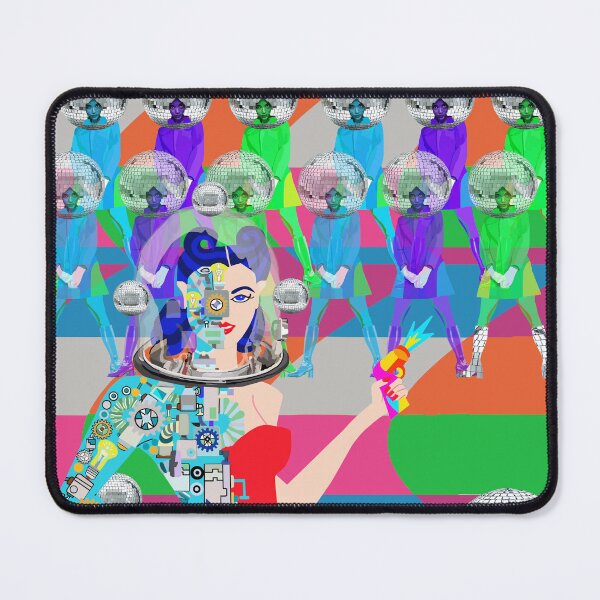Item preview, Disco Bots – Retro Futuristic Disco Robot Illustration designed and sold by MidModMagic.