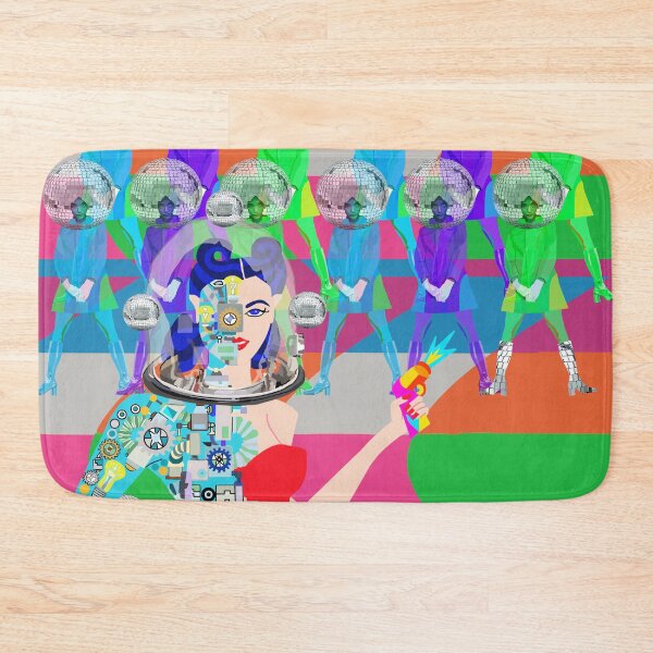 Item preview, Disco Bots – Retro Futuristic Disco Robot Illustration designed and sold by MidModMagic.