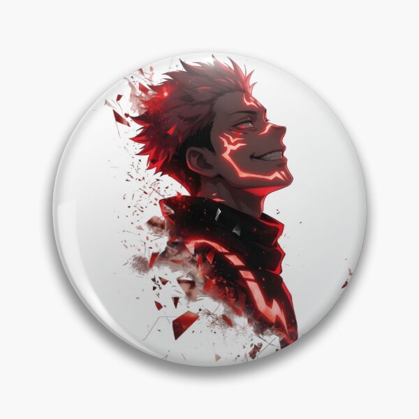 Item preview, Cursed Energy Demon King – Red Aura Anime Style Dark Warrior designed and sold by Dyan4.