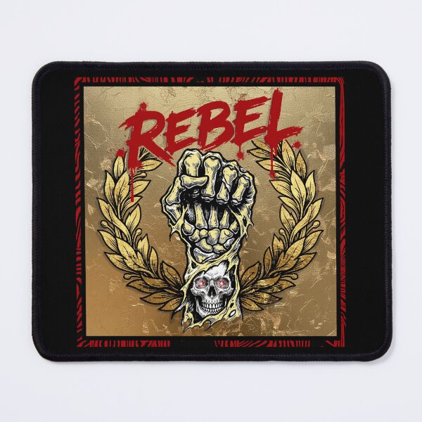 Item preview, Rebel Fist Skull | Brutal Punk Rock  designed and sold by Italian Ink Studio.