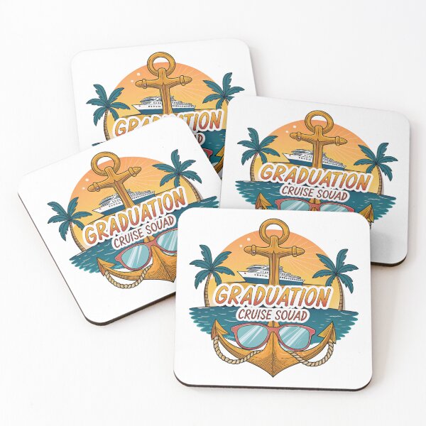 Item preview, Colorful Graduation Cruise Squad Vacation  designed and sold by Suzy Perez Art.