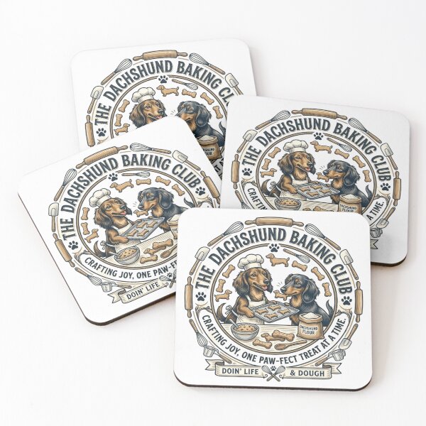 Item preview, Dachshund Baking Club - Pawsome Batter & Dog Chef Puns designed and sold by FarDesign.