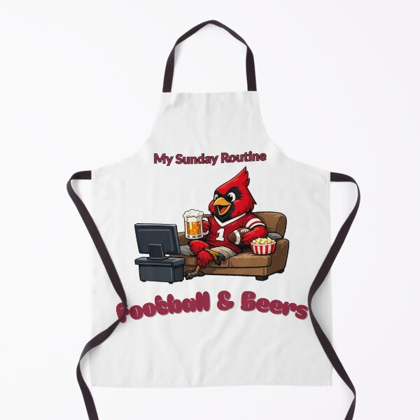 Item preview, Arizona Cardinals My Sunday Routine Football Beers designed and sold by ThatFootball12.