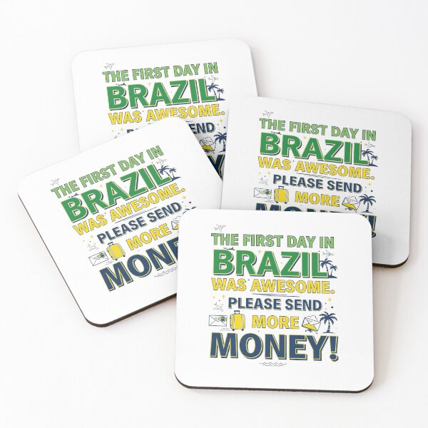 Item preview, Humorous Brazil Travel T-Shirt | Premium Unisex Graphic Tee designed and sold by MoolokaiApperal.