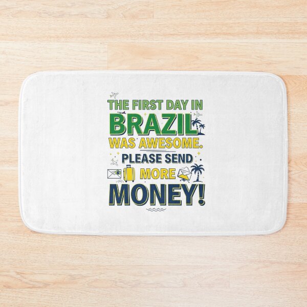 Item preview, Humorous Brazil Travel T-Shirt | Premium Unisex Graphic Tee designed and sold by MoolokaiApperal.