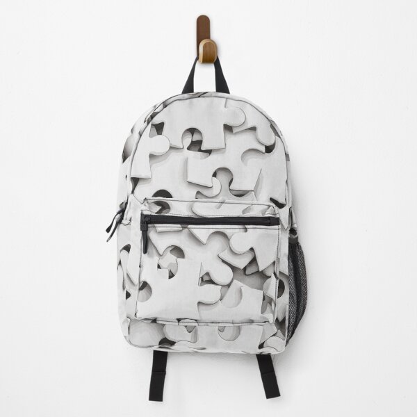 Item preview, White Puzzle Pieces Scattered in Pile designed and sold by Arturo Daniel Garcia Palomo.