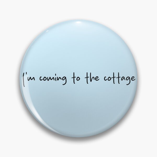 Item preview, I'm coming to the cottage - Heated Rivalry, Ilya Rozanov, Shane Hollander, Hollanov Quote Sticker Art designed and sold by RosefinchArt.