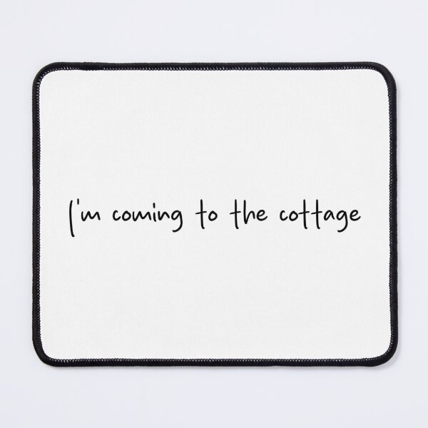 Item preview, I'm coming to the cottage - Heated Rivalry, Ilya Rozanov, Shane Hollander, Hollanov Quote Sticker Art designed and sold by RosefinchArt.