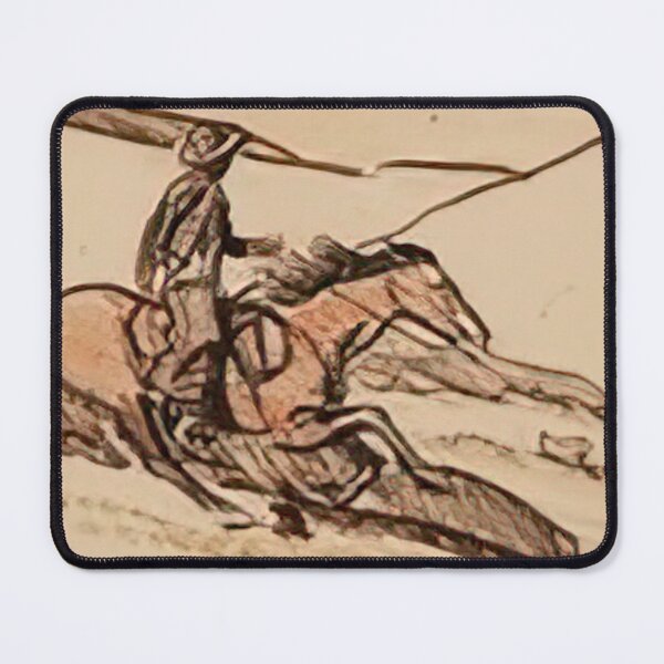 Item preview, New Upload - Maynard Dixon - Best Artist - Rider On Horseback, 1933 - Maynard Dixon designed and sold by MirandaZArt.