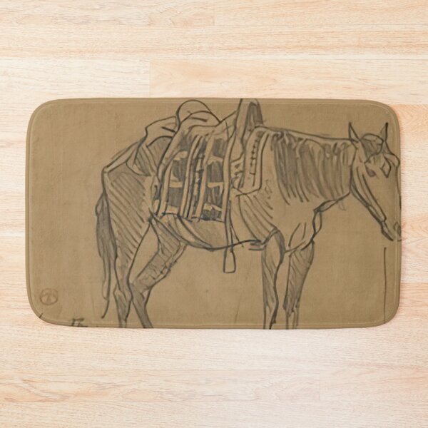 Item preview, New Upload - Maynard Dixon - Best Artist  -  Saddled Navajo Pony, 1922 - Maynard Dixon  designed and sold by MirandaZArt.