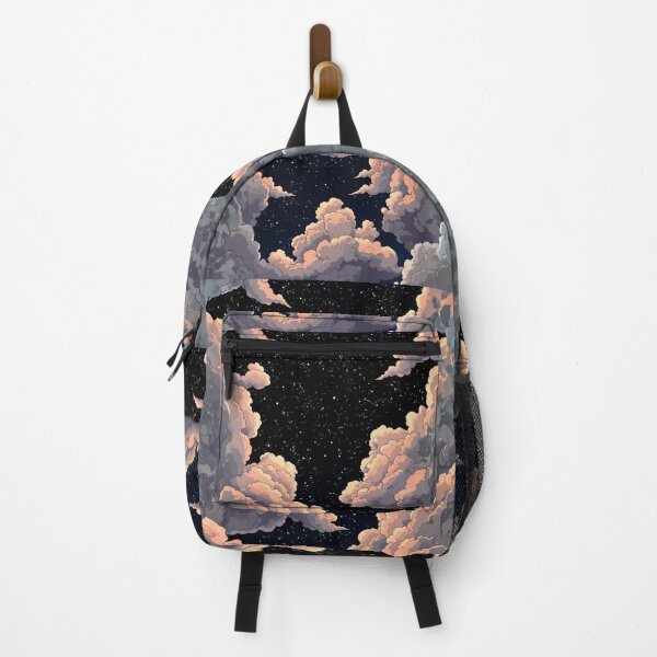 Item preview, Golden Hour Clouds in Starry Night Sky veya Dreamy Lofi Aesthetic Clouds Illustration designed and sold by Siriusvibes.