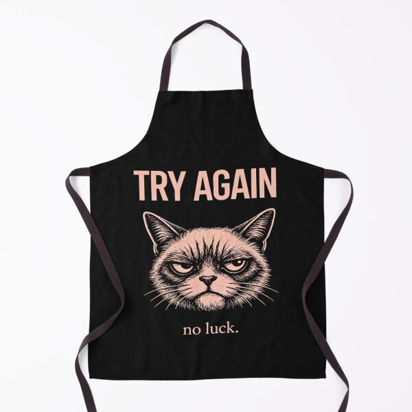 Item preview, Try Again Cat Attitude Shirt designed and sold by AdicretorDesign.