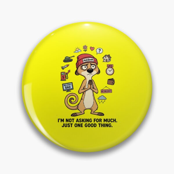 Item preview, One Good Thing - Funny Desperate Meerkat 90s Cartoon Style designed and sold by mAXiBoOM.
