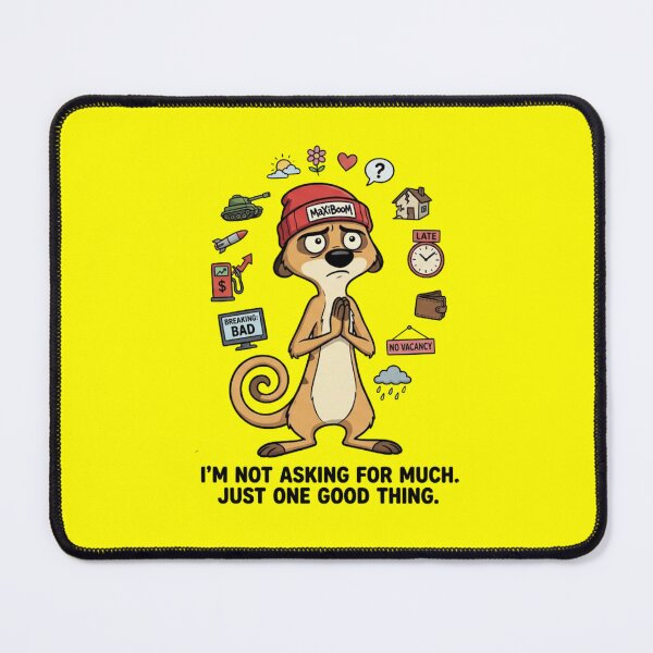 Item preview, One Good Thing - Funny Desperate Meerkat 90s Cartoon Style designed and sold by mAXiBoOM.