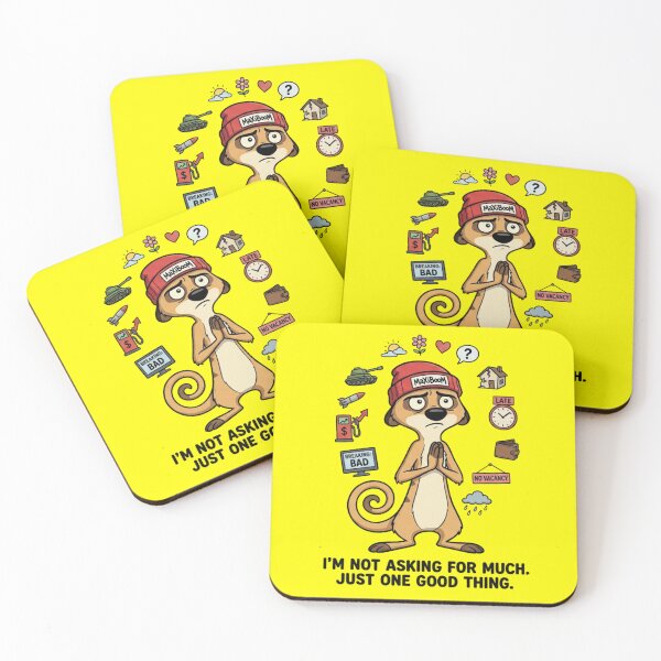 Item preview, One Good Thing - Funny Desperate Meerkat 90s Cartoon Style designed and sold by mAXiBoOM.