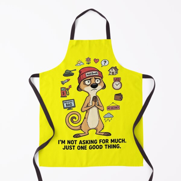 Item preview, One Good Thing - Funny Desperate Meerkat 90s Cartoon Style designed and sold by mAXiBoOM.