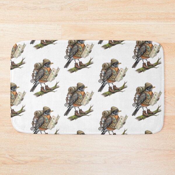 Item preview,  backpacking American Robin designed and sold by Roy & Tiffany.
