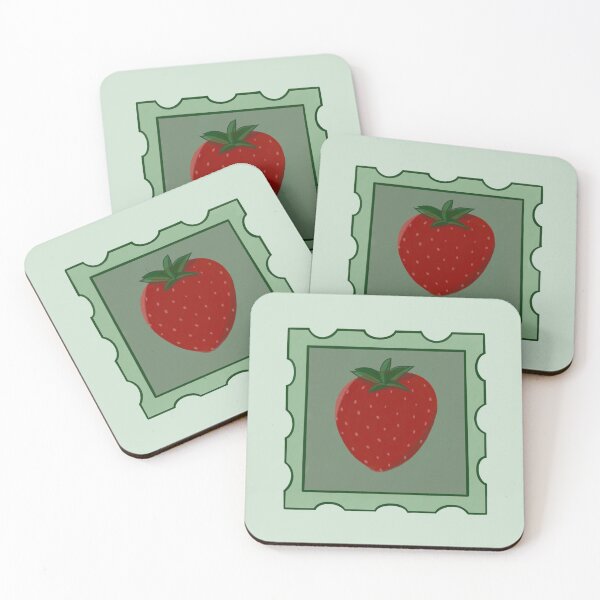 Item preview, Strawberry Stamp designed and sold by Just-2-Raccoons.