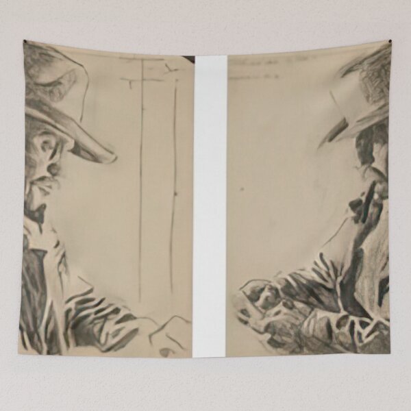 Item preview, New Upload - Maynard Dixon - Best Artist  -  Set of two Ranchmen, 1901 - Maynard Dixon  designed and sold by MirandaZArt.