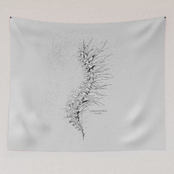 Item preview, Unbreakable Flow Spine T-Shirts – Dark Aesthetic Power Art designed and sold by KDesignCrafts.