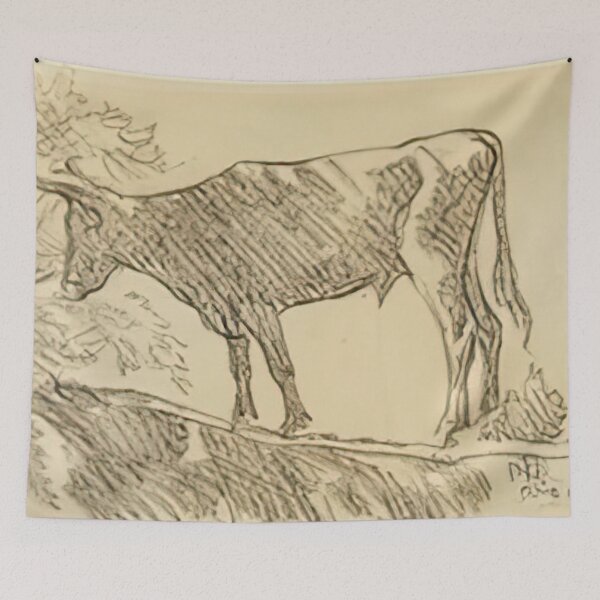 Item preview, New Upload - Maynard Dixon - Best Artist  -  Sonoran Steer, Arizona, 1915 - Maynard Dixon  designed and sold by MirandaZArt.