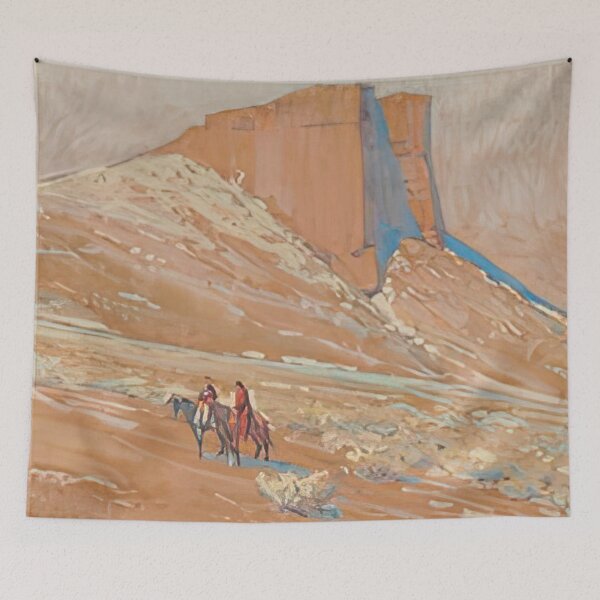 Item preview, New Upload - Maynard Dixon - Best Artist  -  Southwest Landscape with Indians - Maynard Dixon  designed and sold by MirandaZArt.