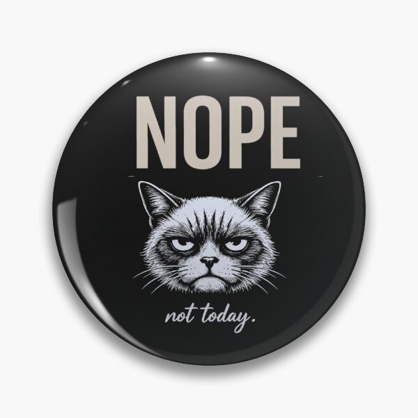 Item preview, Nope Not Today Cat Shirt designed and sold by AdicretorDesign.