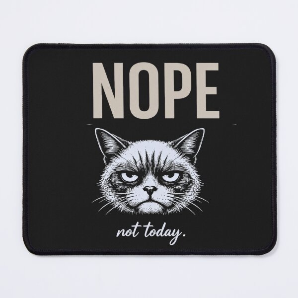 Item preview, Nope Not Today Cat Shirt designed and sold by AdicretorDesign.