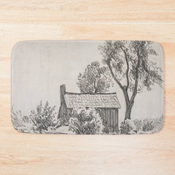 Item preview, New Upload - Maynard Dixon - Best Artist  -  Stockton House Among Trees, 1896 - Maynard Dixon  designed and sold by MirandaZArt.