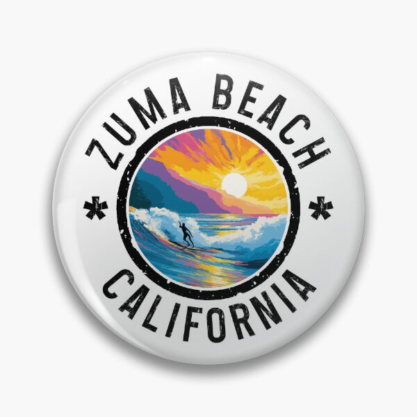 Item preview, Zuma Beach - California (with Black Lettering) designed and sold by VelvetRoom.
