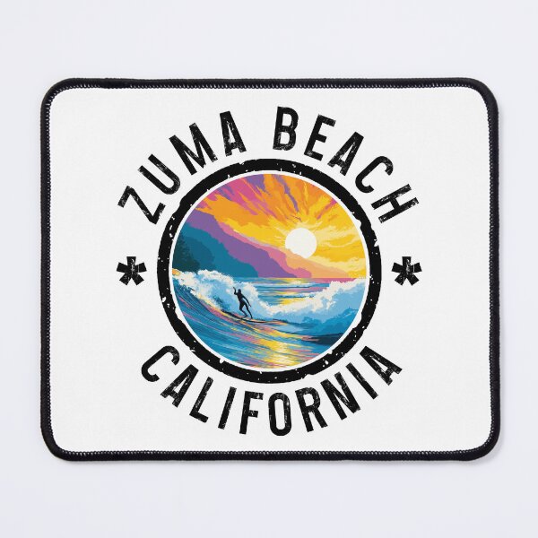 Item preview, Zuma Beach - California (with Black Lettering) designed and sold by VelvetRoom.