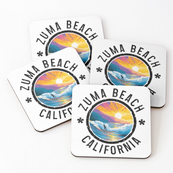 Item preview, Zuma Beach - California (with Black Lettering) designed and sold by VelvetRoom.