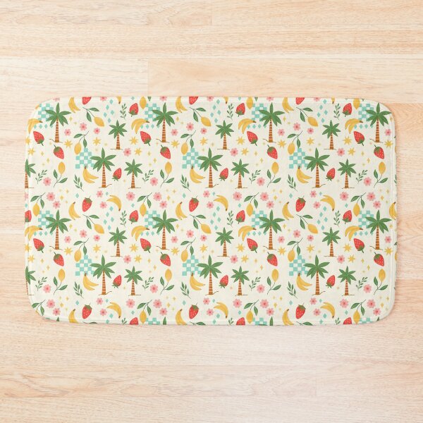 Item preview, Tropical Paradise Palms & Fruits - Vibrant Hand-Drawn Botanical Illustration designed and sold by DafneDStudio.