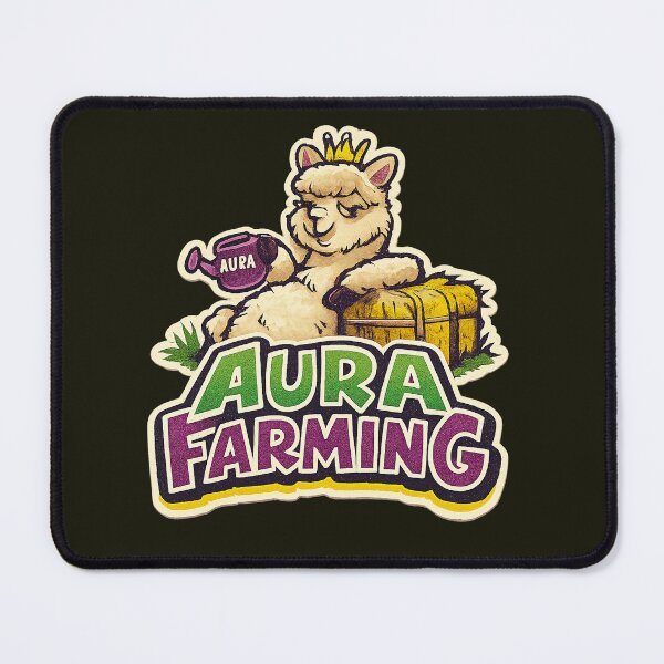 Item preview, Aura Farming Crowned Alpaca Retro Sticker Style designed and sold by VaultInk.