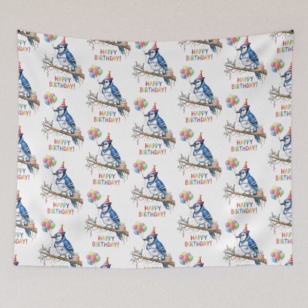 Item preview, Happy Birthday Blue Jay designed and sold by Roy & Tiffany.