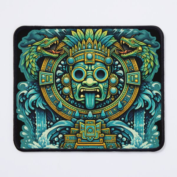 Item preview, Aztec Rain God – Tribal Tlaloc Design designed and sold by Totemica.