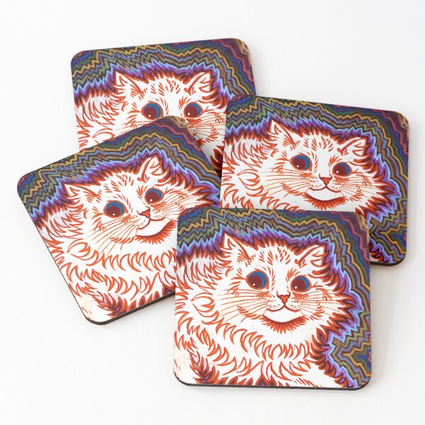 Item preview, Electric Kaleidoscope Cat - Louis Wain designed and sold by Jon-Baran.